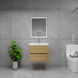 Loul 24" Floating Bathroom Vanity with Reinforced Acrylic Sink - MEBO Building Materials