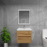 Loul 24" Floating Bathroom Vanity with Reinforced Acrylic Sink - MEBO Building Materials