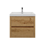 Loul 24" Floating Bathroom Vanity with Reinforced Acrylic Sink - MEBO Building Materials