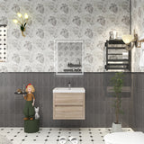 Loul 24" Floating Bathroom Vanity with Reinforced Acrylic Sink - MEBO Building Materials