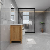 Loul 24" Freestanding Bathroom Vanity with Reinforced Acrylic Sink - MEBO Building Materials