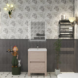 Loul 24" Freestanding Bathroom Vanity with Reinforced Acrylic Sink - MEBO Building Materials