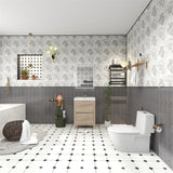 Loul 24" Freestanding Bathroom Vanity with Reinforced Acrylic Sink - MEBO Building Materials