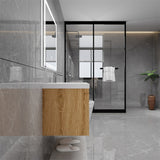 Loul 30" Floating Bathroom Vanity with Reinforced Acrylic Sink - MEBO Building Materials