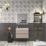 Loul 30" Floating Bathroom Vanity with Reinforced Acrylic Sink - MEBO Building Materials