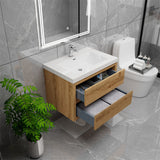 Loul 30" Floating Bathroom Vanity with Reinforced Acrylic Sink - MEBO Building Materials