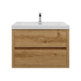 Loul 30" Floating Bathroom Vanity with Reinforced Acrylic Sink - MEBO Building Materials