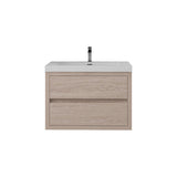 Loul 30" Floating Bathroom Vanity with Reinforced Acrylic Sink - MEBO Building Materials