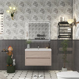 Loul 36" Floating Bathroom Vanity with Reinforced Acrylic Sink - MEBO Building Materials