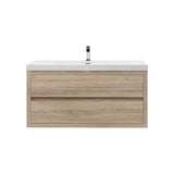 Loul 42" Floating Bathroom Vanity with Reinforced Acrylic Sink - MEBO Building Materials