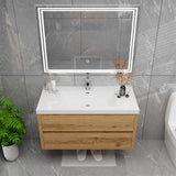 Loul 42" Floating Bathroom Vanity with Reinforced Acrylic Sink - MEBO Building Materials