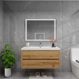 Loul 42" Floating Bathroom Vanity with Reinforced Acrylic Sink - MEBO Building Materials