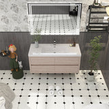 Loul 48" Floating Bathroom Vanity with Reinforced Acrylic Sink - MEBO Building Materials