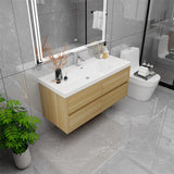 Loul 48" Floating Bathroom Vanity with Reinforced Acrylic Sink - MEBO Building Materials