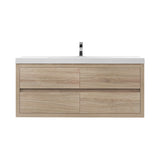 Loul 48" Floating Bathroom Vanity with Reinforced Acrylic Sink - MEBO Building Materials
