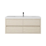 Loul 48" Floating Bathroom Vanity with Reinforced Acrylic Sink - MEBO Building Materials