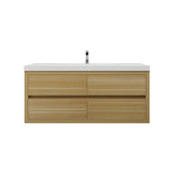 Loul 48" Floating Bathroom Vanity with Reinforced Acrylic Sink - MEBO Building Materials