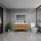 Loul 48" Floating Bathroom Vanity with Reinforced Acrylic Sink - MEBO Building Materials