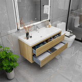 Loul 48" Floating Bathroom Vanity with Reinforced Acrylic Sink - MEBO Building Materials