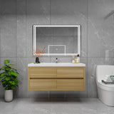 Loul 48" Floating Bathroom Vanity with Reinforced Acrylic Sink - MEBO Building Materials
