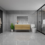 Loul 60" Single Floating Bathroom Vanity with Reinforced Acrylic Sink - MEBO Building Materials