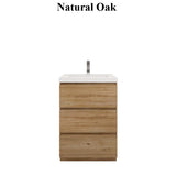 Moravia 24" Free Standing Modern Vanity With 3 Drawers and White Acrylic Sink - MEBO Building Materials
