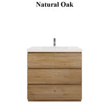 Moravia 36" Free Standing Modern Vanity With 3 Drawers and White Acrylic Sink - MEBO Building Materials