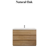 Moravia 48" Free Standing Modern Vanity With 3 Drawers and White Acrylic Sink - MEBO Building Materials