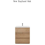 Moravia 30" Free Standing Modern Vanity With 3 Drawers and White Acrylic Sink - MEBO Building Materials