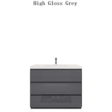 Moravia 48" Free Standing Modern Vanity With 3 Drawers and White Acrylic Sink - MEBO Building Materials