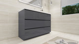 Moravia 48" Free Standing Modern Vanity With 3 Drawers and White Acrylic Sink - MEBO Building Materials