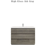 Moravia 48" Free Standing Modern Vanity With 3 Drawers and White Acrylic Sink - MEBO Building Materials