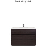 Moravia 48" Free Standing Modern Vanity With 3 Drawers and White Acrylic Sink - MEBO Building Materials