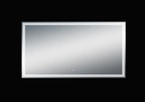 Floral 55''*30" Polished Edge Back-lit LED Mirror - MEBO Building Materials