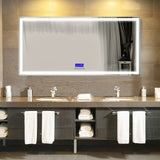 Sienna 76" LED Mirror with bluetooth speaker (35 ''Height) - MEBO Building Materials