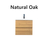 Moravia 24" Wall Mounted Modern Vanity With Single White Acrylic Double Sink - MEBO Building Materials