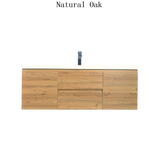 Moravia 60" Wall Mounted Modern Vanity With Single White Acrylic Sink - MEBO Building Materials