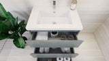 Moravia 30" Free Standing Modern Vanity With 3 Drawers and White Acrylic Sink - MEBO Building Materials