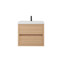 Loul 24" Floating Bathroom Vanity with Reinforced Acrylic Sink - MEBO Building Materials