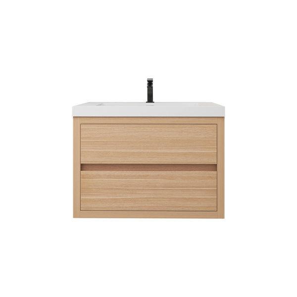 Loul 30" Floating Bathroom Vanity with Reinforced Acrylic Sink - MEBO Building Materials