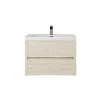 Loul 30" Floating Bathroom Vanity with Reinforced Acrylic Sink - MEBO Building Materials