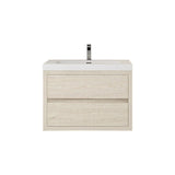 Loul 30" Floating Bathroom Vanity with Reinforced Acrylic Sink - MEBO Building Materials