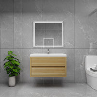 Loul 36" Floating Bathroom Vanity with Reinforced Acrylic Sink - MEBO Building Materials