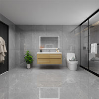 Loul 48" Floating Bathroom Vanity with Reinforced Acrylic Sink - MEBO Building Materials