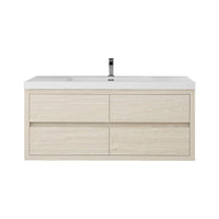 Loul 48" Floating Bathroom Vanity with Reinforced Acrylic Sink - MEBO Building Materials