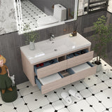 Loul 48" Floating Bathroom Vanity with Reinforced Acrylic Sink - MEBO Building Materials
