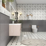 Loul 84" Floating Bathroom Vanity with Reinforced Acrylic Sink