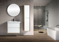 Seavv 30" Gloss White Wall Mounted Vanity with Reinforced Acrylic Sink - MEBO Building Materials