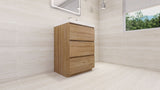 Moravia 24" Free Standing Modern Vanity With 3 Drawers and White Acrylic Sink - MEBO Building Materials