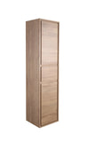 MOM 67" Wall Mounted Linen Cabinet with 1 Drawer and 2 Doors - Teak Oak - MEBO Building Materials